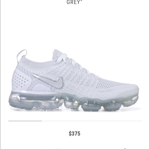 vapormax white vast grey